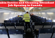 Cabin Service and Cleaning Attendant Job Opening in Canada Cabin Service and Cleaning Attendant Job Opening in Canada