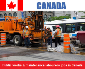 Public works and maintenance labourers jobs in Canada