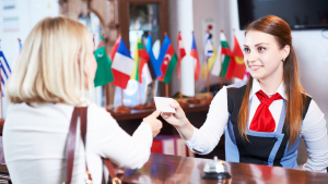 Front desk hotel clerk jobs in Canada for foreigners